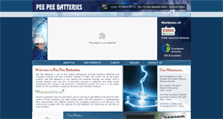 Desktop Screenshot of peepeebatteries.com